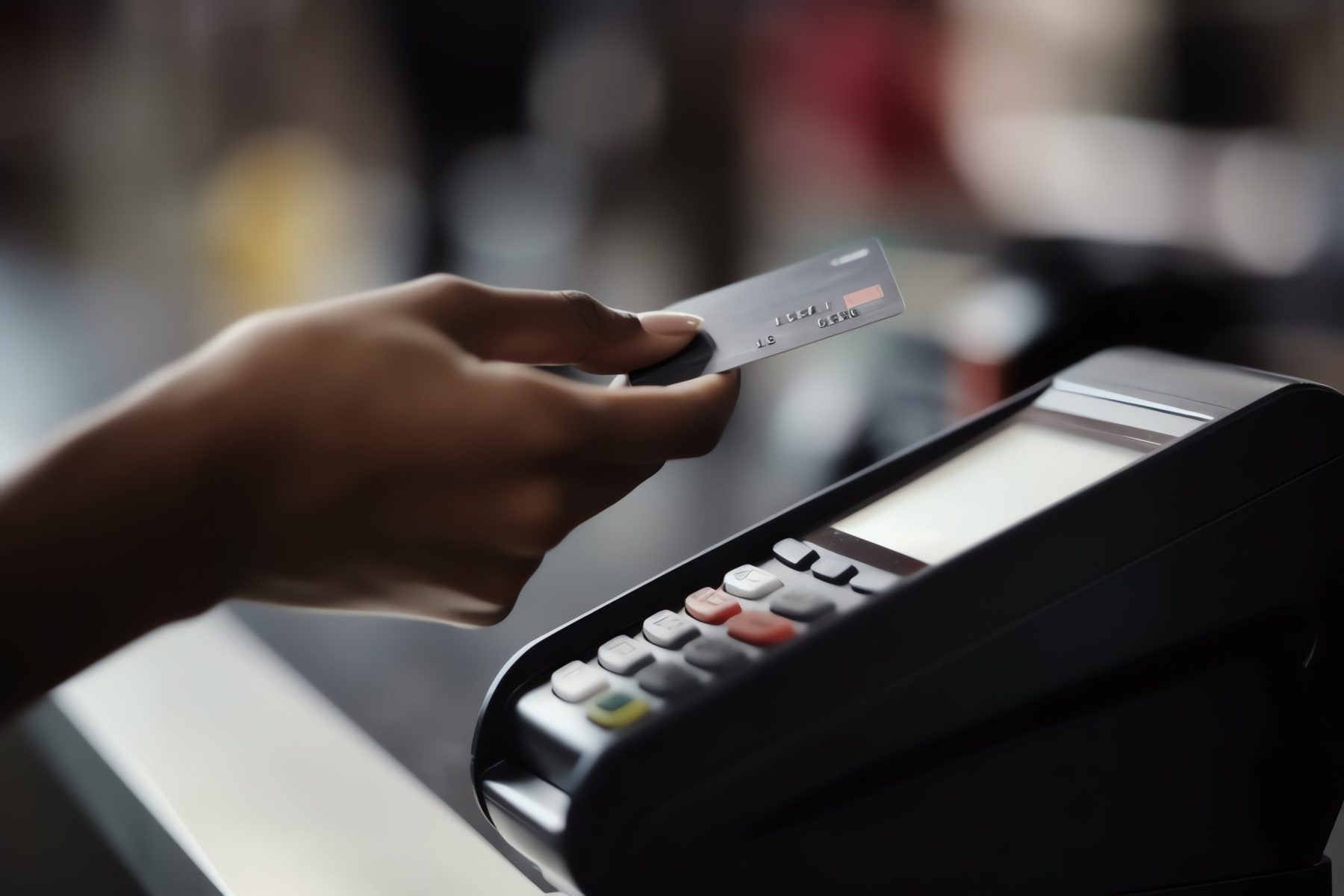Hand holding a card, contact Arlington Heights Money Services for prepaid debit cards.